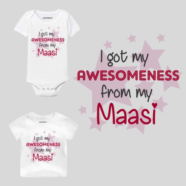 I Got My Awesomeness From My Maasi Baby Wear