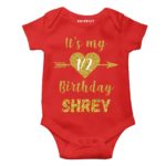 It’s My Half Birthday Heart Baby Outfit