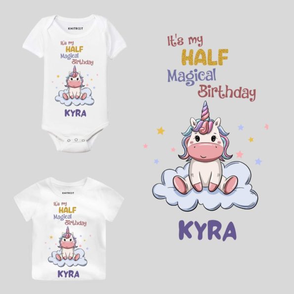 It’s My Half Magical Birthday Baby Outfit