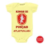 Kings XI Punjab baby outfit