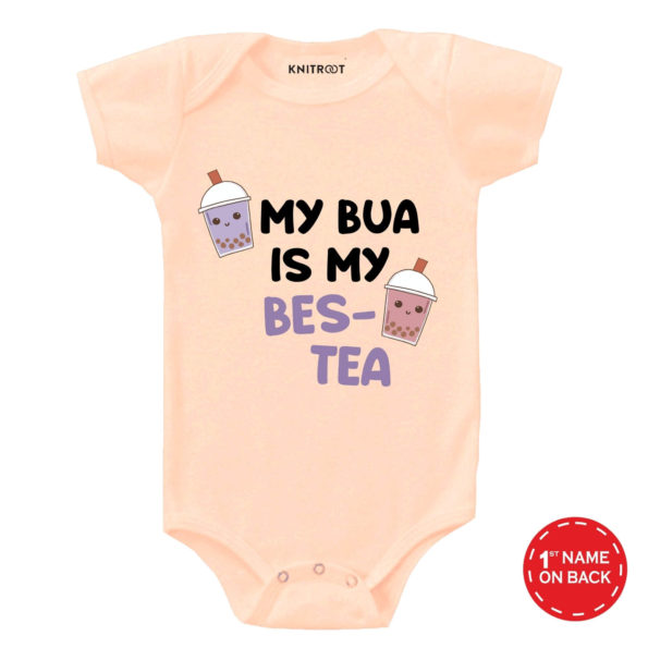My Bua is My Bes-Tea Onesie (Peach)