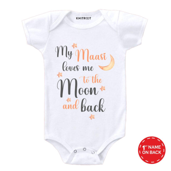 My Maasi Loves Me to The Moon and Back Onesie