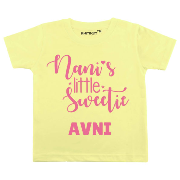 Nani’s Little Sweetie Tshirt (Yellow)