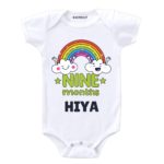 Nine Month Cute Rainbow Theme Baby Wear