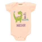 One Month Dinosaur Theme Baby Wear