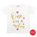 One in a Melon Glitter T-Shirt (Red)