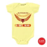 Sunrisers Hyderabad baby outfit