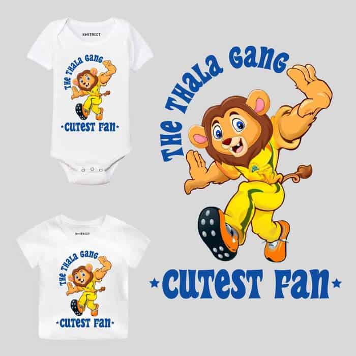 csk jersey for babies