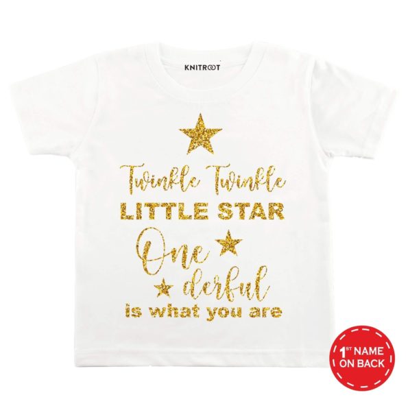Twinkle Twinkle Little Star One Derful T-Shirt