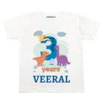3 Years Dinosaur Theme TEES