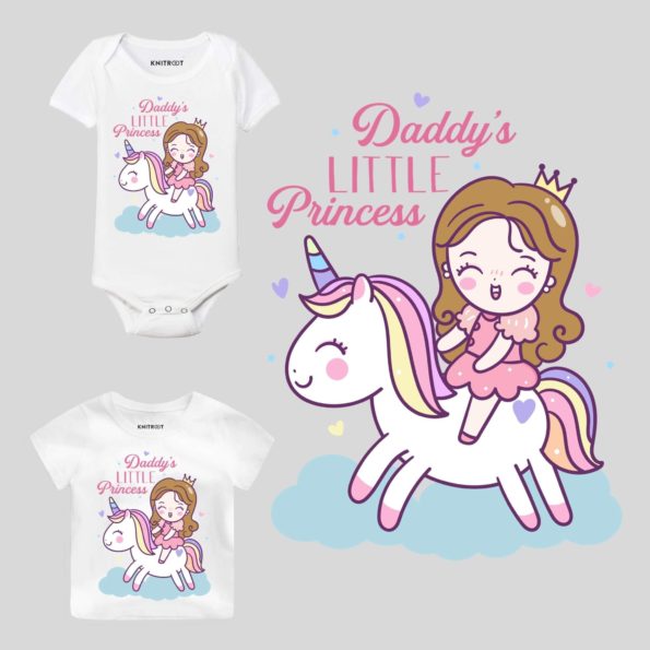 Daddy Little Princess Baby Outfit