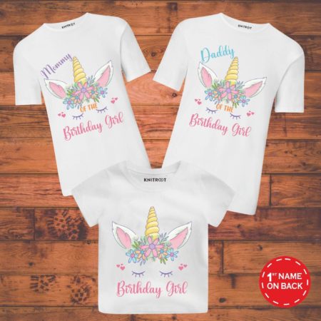 Unicorn Birthday Unicorn Personalized Shirt 5th 4th 3rd 2nd Custom Shirt Personalized Gift Girl Toddler T-Shirt 1st Birthday
