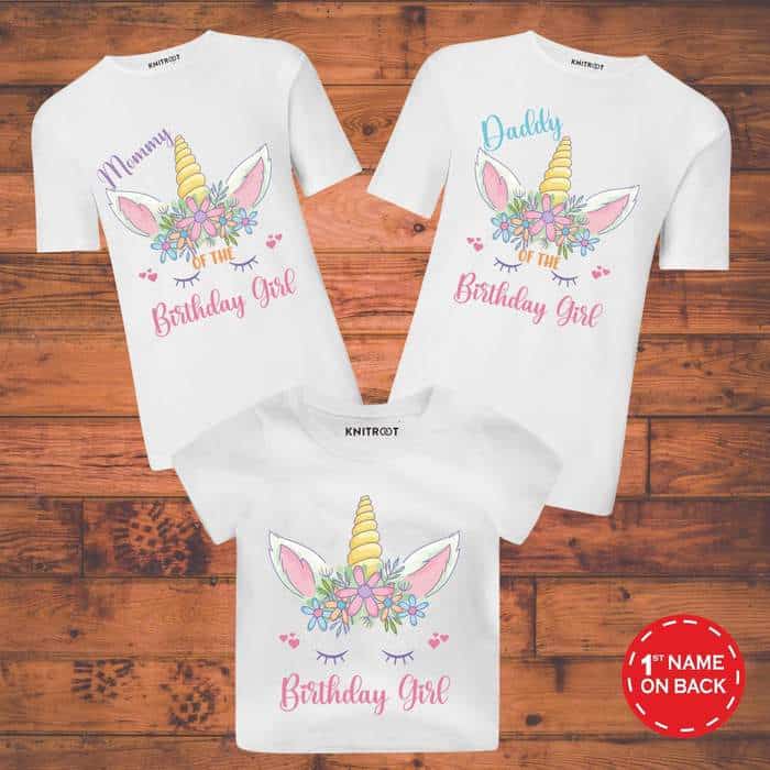 3rd Birthday Unicorn T-shirt  Glitter T-shirt  Toddler Birthday Shirt  Custom Shirt