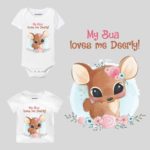 My Bua Loves Me Deerly! Baby Outfit