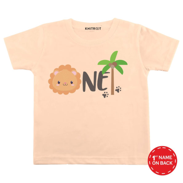 One Island Theme T-shirt (Peach)