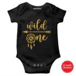 One Wild Glitter Design Baby Wear