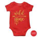 One Wild Glitter Design Baby Wear