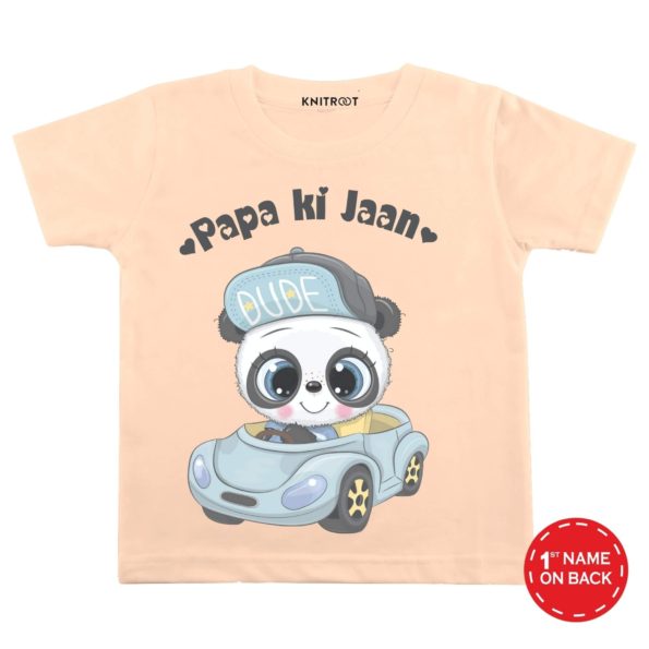 Papa Ki Jaan T-shirt (Peach)