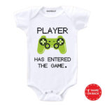 Player Has Entered The Game Baby Clothes