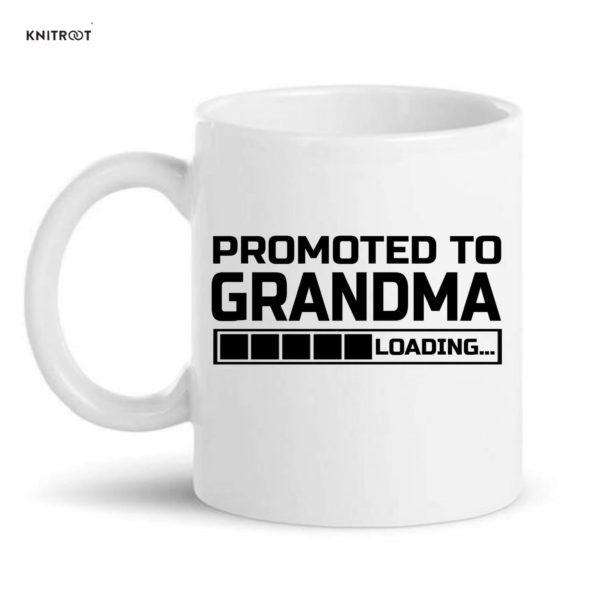 Promoted To Grandma Loading Mug