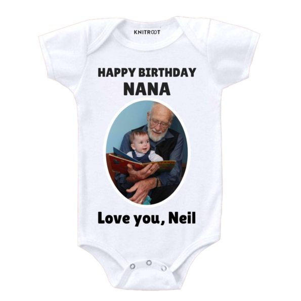happy birthday nana custom onesie