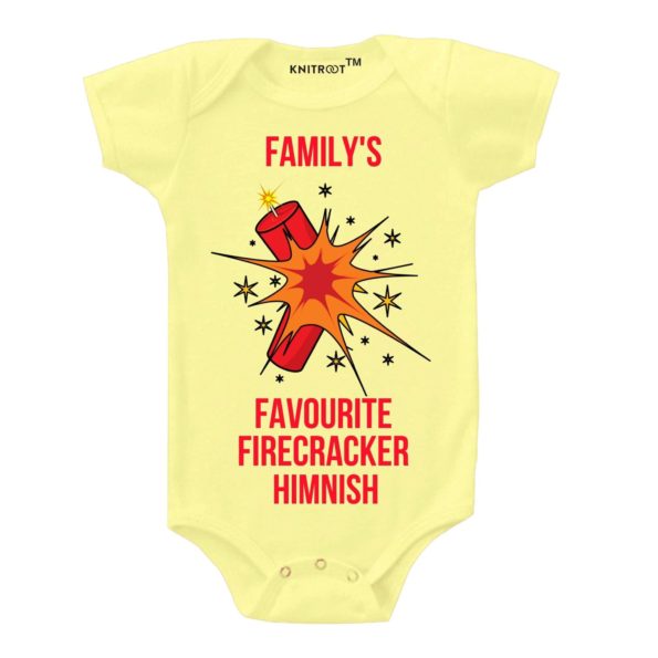 Family’s Favourite Firecracker Onesie (Yellow)