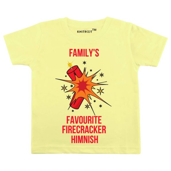 Family’s Favourite Firecracker T-shirt (Yellow)