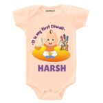 It Is My First Diwali Theme Baby Wear