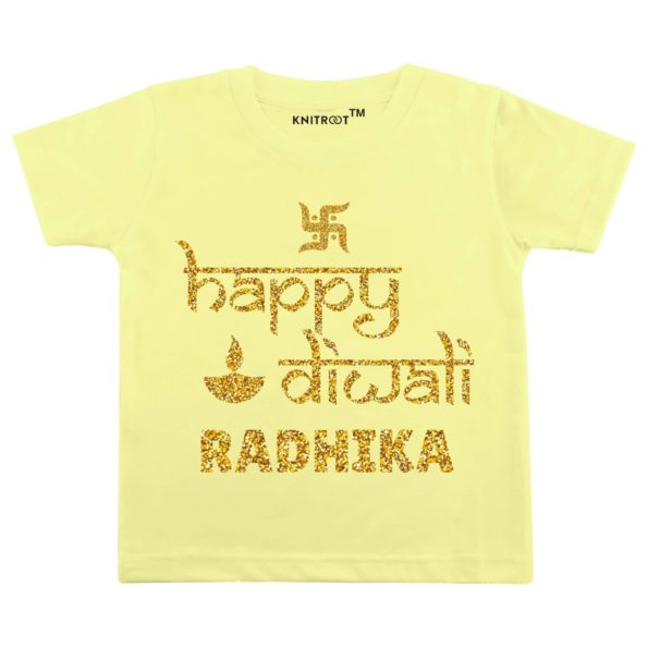 Shubh Diwali T-shirt (Yellow)