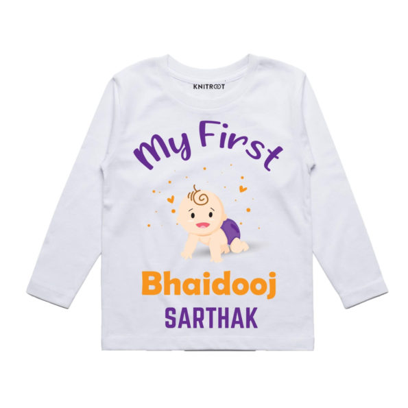 my first bhaidooj baby tees for boys
