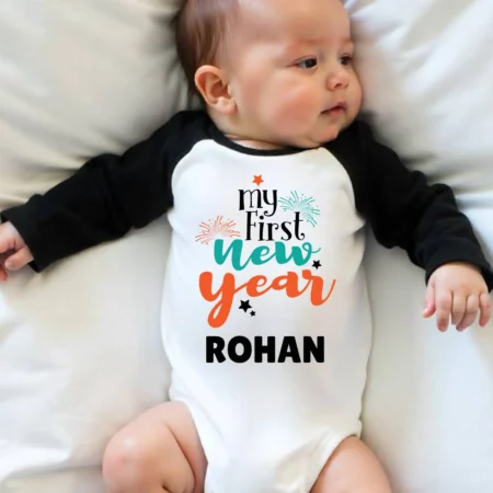 baby's first new year's clothing