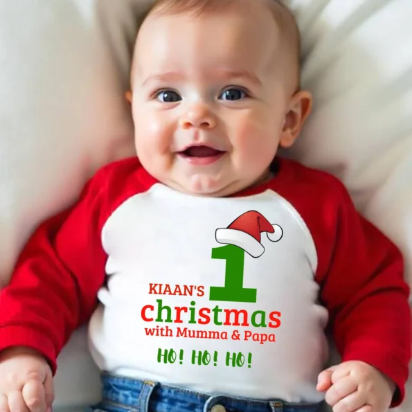 1st Christmas Romper