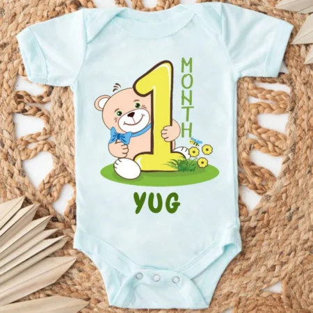 NEW Montly Baby online Onesie