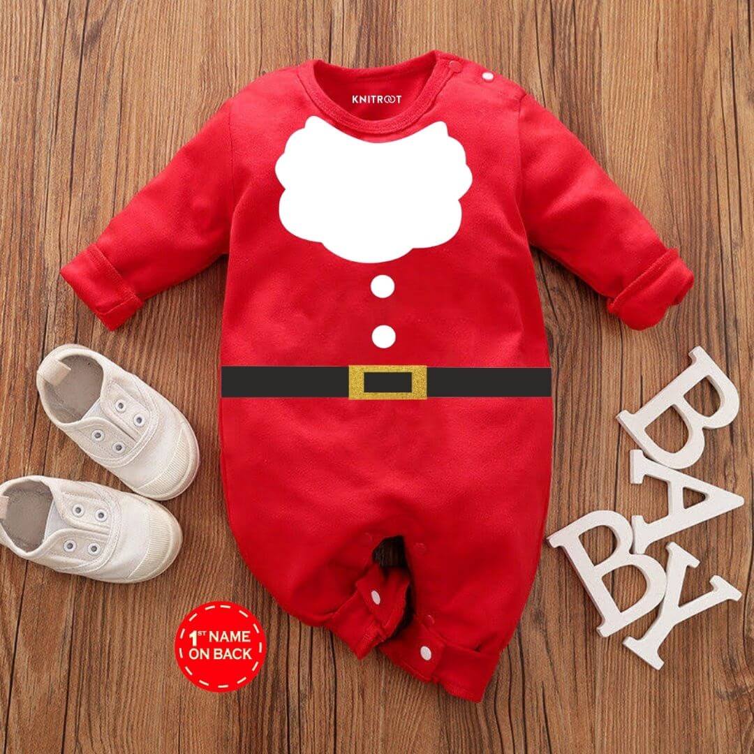 Smiling Baby Boy in Santa Claus Dress Stock Photo - Image of circle, cute:  101886696