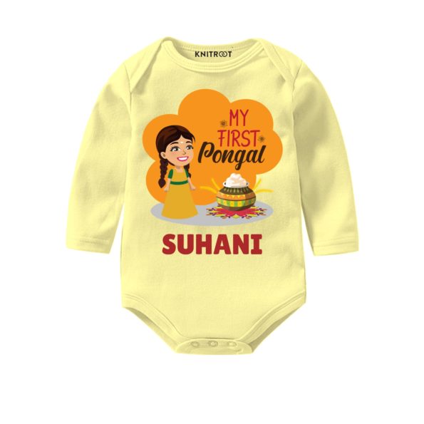 Girl first pongal baby cloth