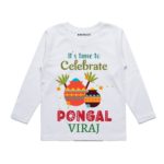 Its time to cebrate pongal kids outfit