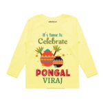 Its time to cebrate pongal kids outfit