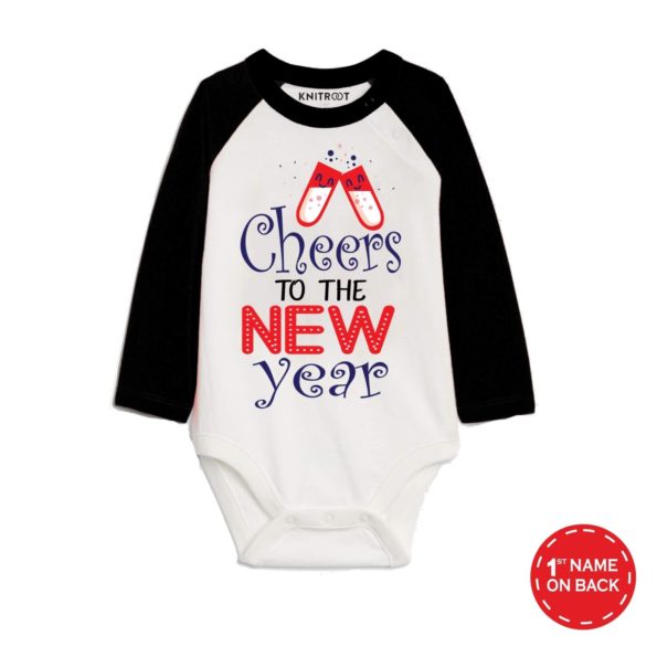 cheers to the new year baby romper