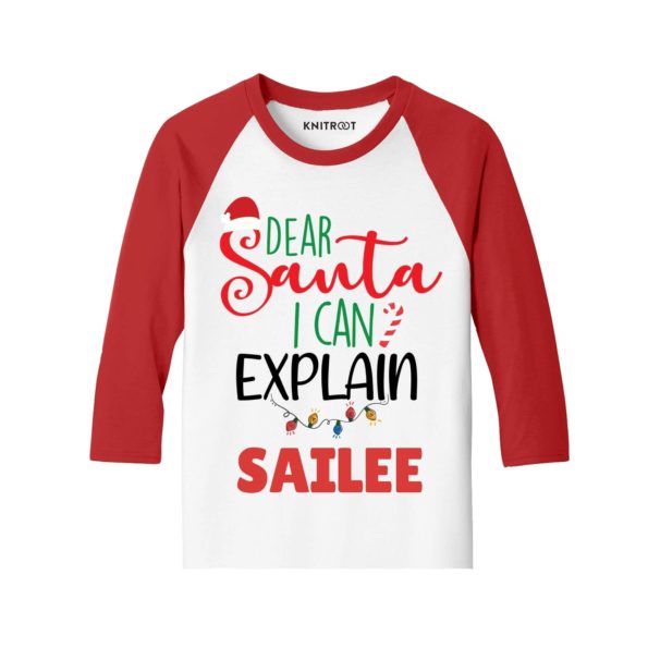 dear santa i can explain t shirt