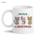 meowy christmas special coffee tea mug for loved ones