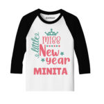 miss new year baby girl raglan outfit