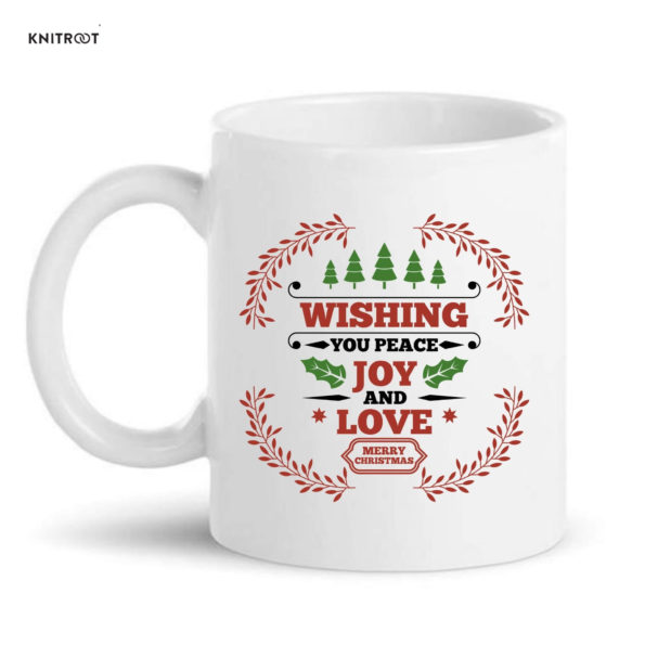 wishing you happy christmas coffee mug