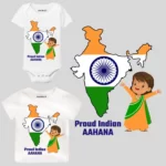 Proud Indian Baby Girl Outfit