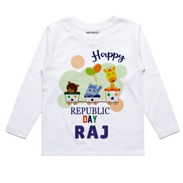 happy republic day baby t shirt for republic