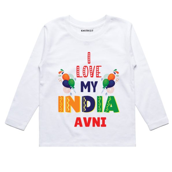 i love my india t shirt