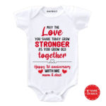 1st Mom dad Anniversary-grow stronger