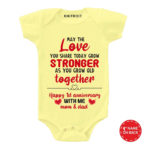 1st Mom dad Anniversary-grow stronger