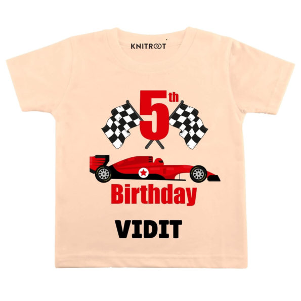 5th Birthday-Car Personalized Outfit