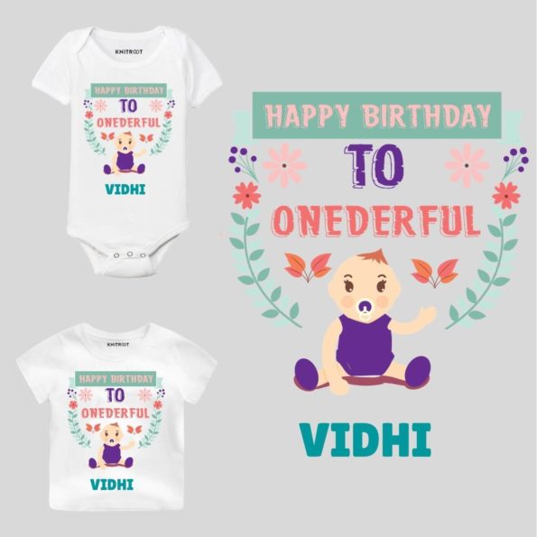 Birthday to Onederful Baby Wear
