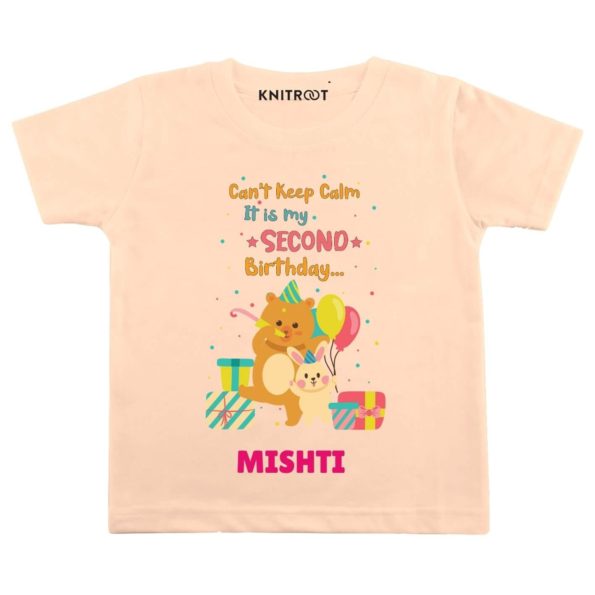 Calm it’s second birthday Toddler wear